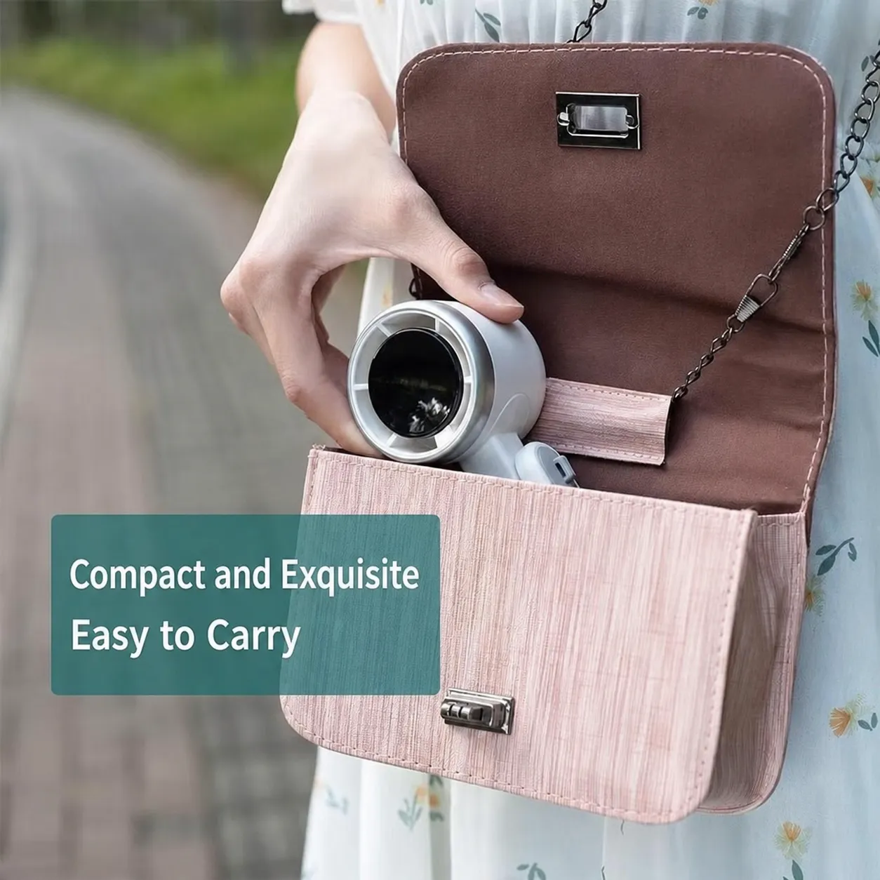 Portable Handheld Mini Fan, Usb Rechargeable, Desktop, Long Battery Life, Compact And Powerful Strong Wind For Cooling - Image 3