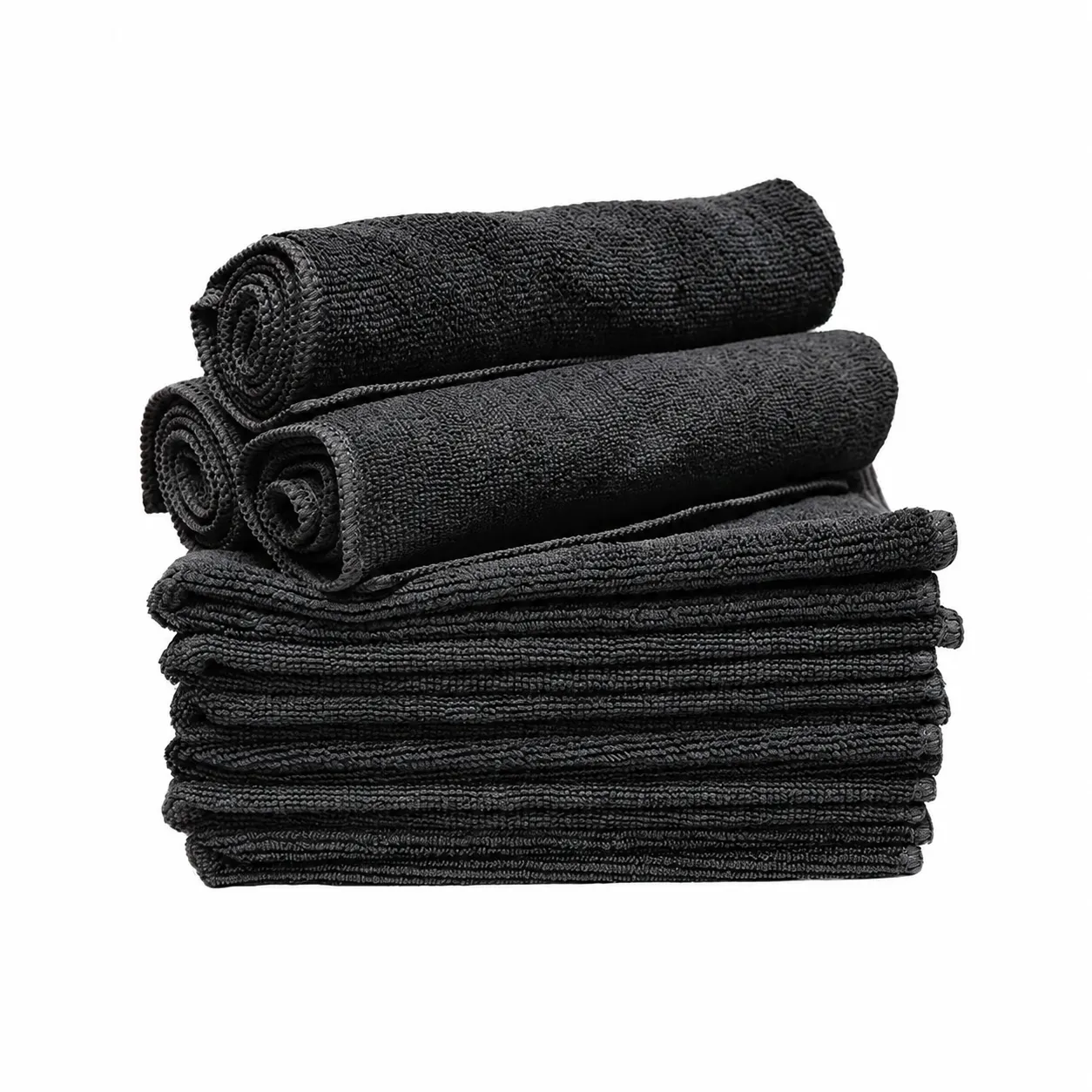 12-Pack Microfiber Cleaning Towels for Cars, Kitchen and Home - Image 2