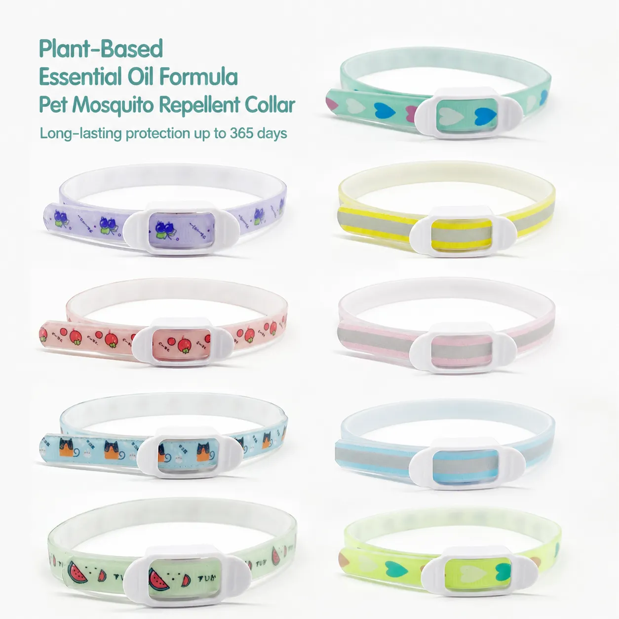 Dog Deworming Collar, Cat Mosquito Repellent Collar, Flea Removal And Louse Prevention Collar, Mite Removal And Flea Medication Neck Band, Pet Supplies - Image 2