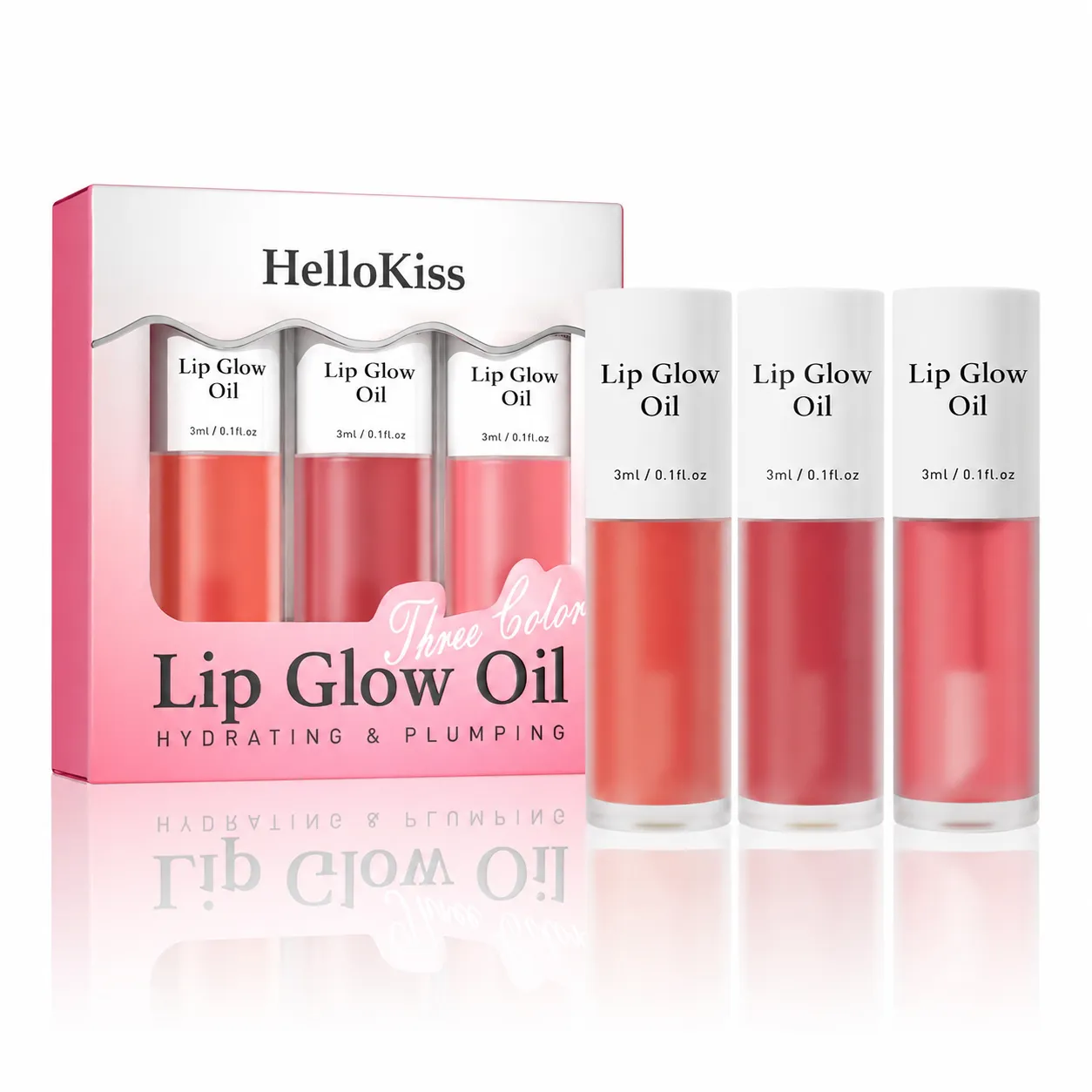 Moisturizing and Hydrating Fruit-Flavored Lip Oil, Multi-Color Lip Care Plumping Lip Oil Lip Gloss - Image 5
