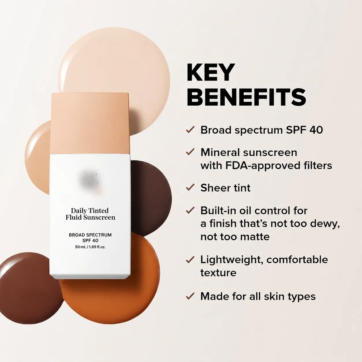 Beauty of Daily Tinted Fluid Sunscreen - Image 4