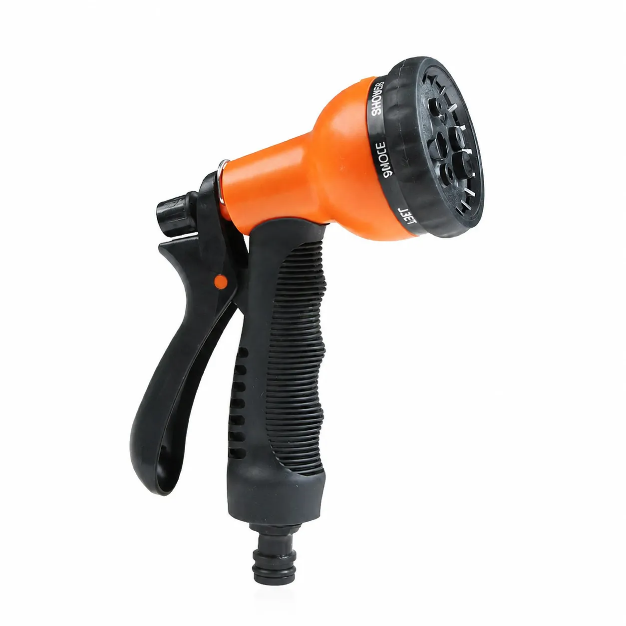 8-Function Rubber-Coated Adjustable Spray Garden Hose Nozzle, Multifunctional High-Pressure Water Gun For Home, Car Washing Spray Gun