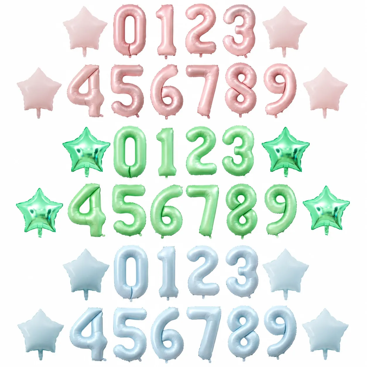 40-Inch Number 0 Foil Balloon for Birthday Party Decorations - Image 5