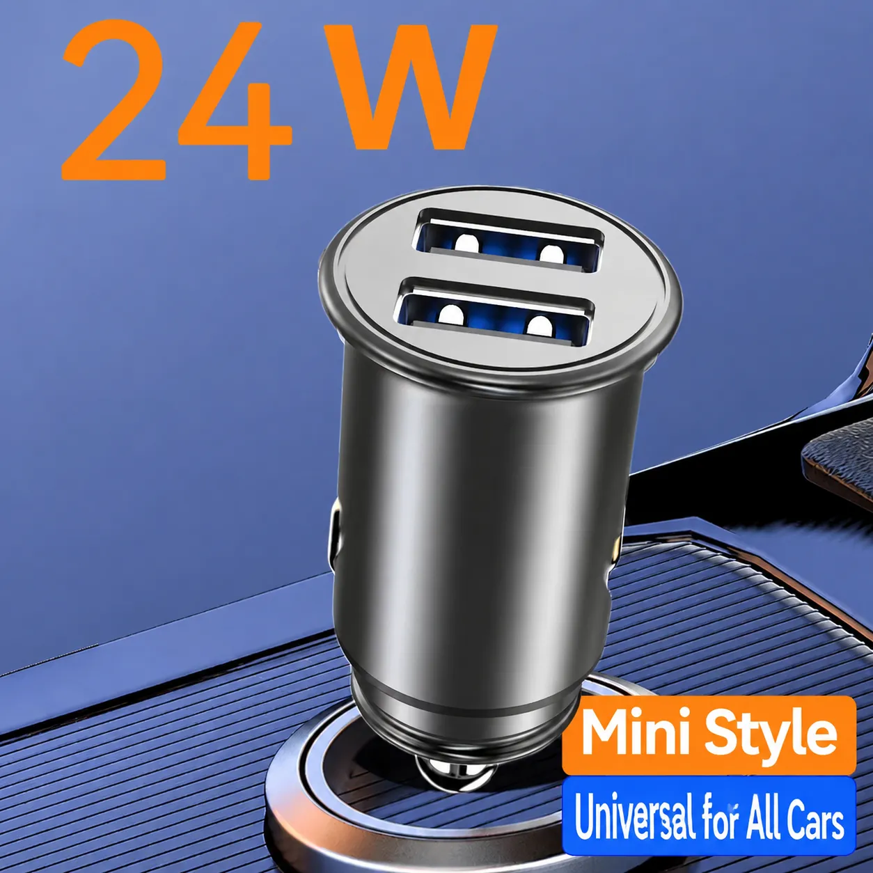 Aluminum Alloy Car Charger PD30W Vehicle Phone Charger Super Fast Car Charger - Image 2