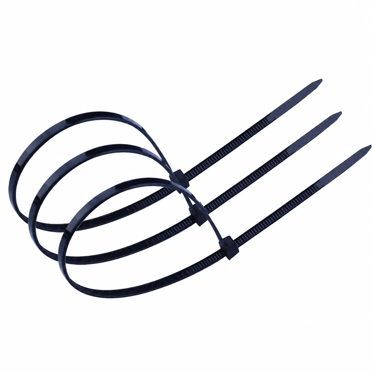 Combo Pack Of Black Cable Ties In Multiple Sizes: 12+10+8+6+4 Inches Self-Locking Ties Suitable For Indoor And Outdoor Use - Image 5