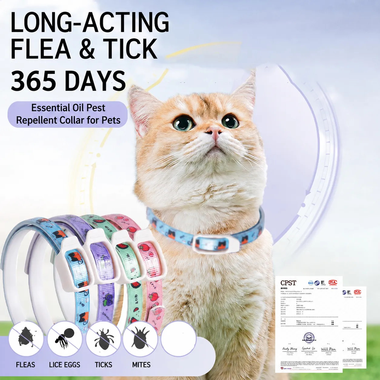 Dog Deworming Collar, Cat Mosquito Repellent Collar, Flea Removal And Louse Prevention Collar, Mite Removal And Flea Medication Neck Band, Pet Supplies