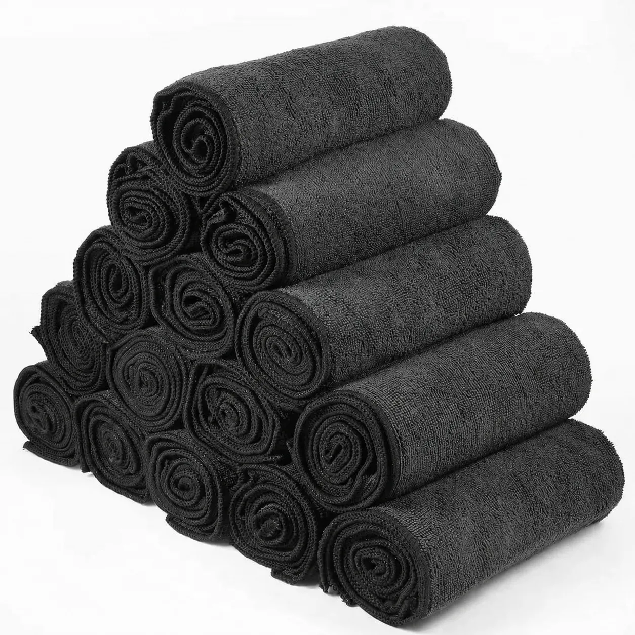 12-Pack Microfiber Cleaning Towels for Cars, Kitchen and Home - Image 3