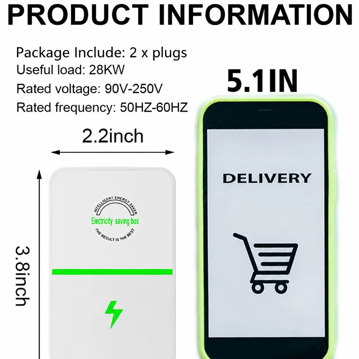 Home Electricity Saver, Household Appliance Power Stabilizer, Household Power Saver - Image 3