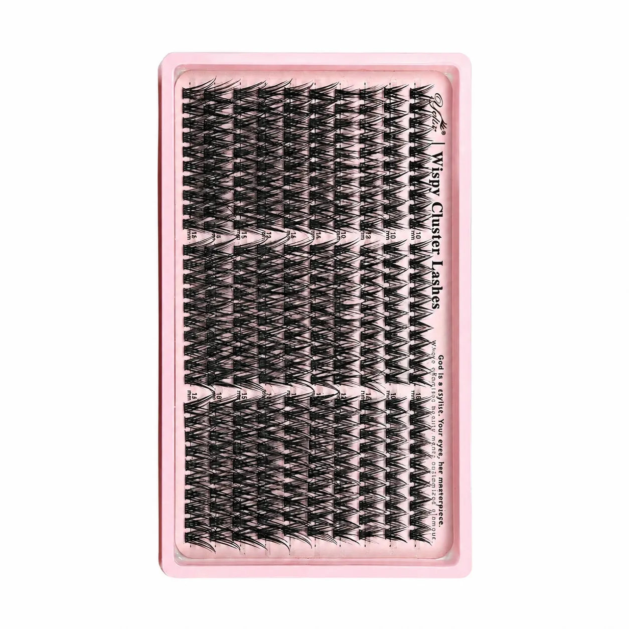 640 Pcs DIY Lash Extension Kit - 30D/40D/60D Mixed Clusters, 32 Rows Large Capacity Lash Book, Natural Long & Mega Volume Wispy Lashes - Image 5
