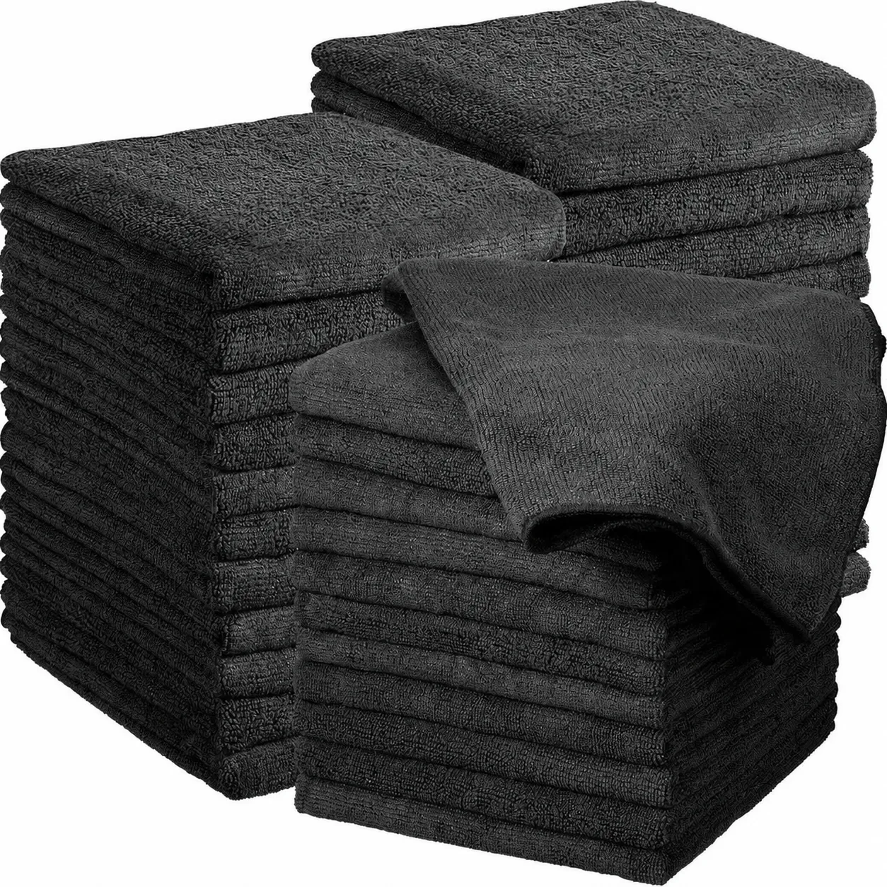 12-Pack Microfiber Cleaning Towels for Cars, Kitchen and Home - Image 4