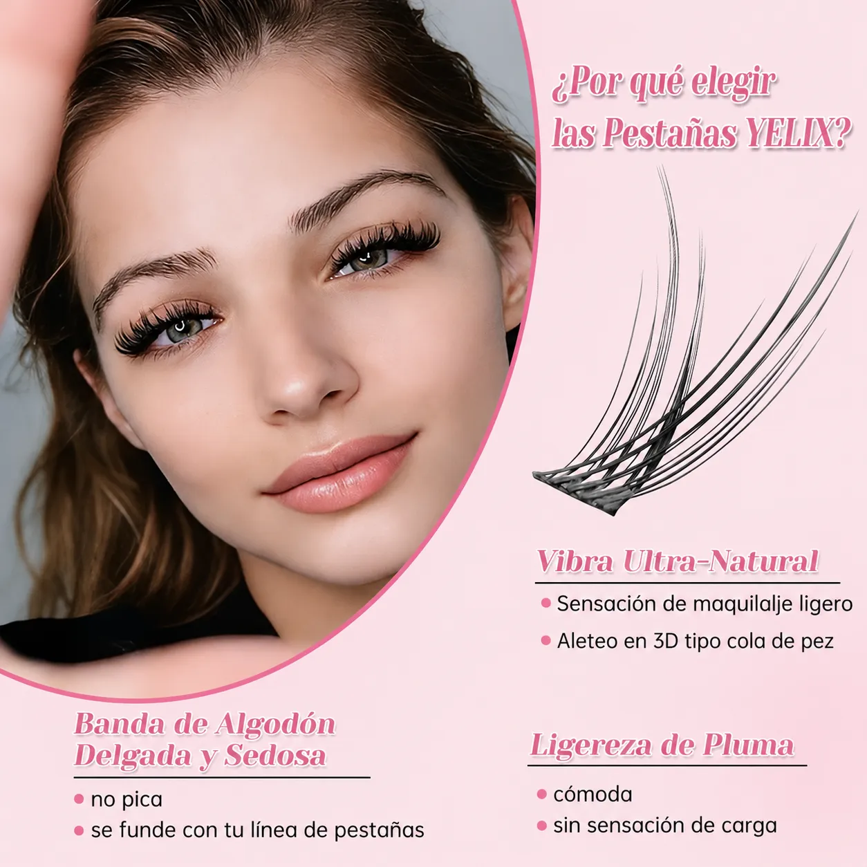 Libro de pestañas para, kit de pestañas DIY con pegamento térmico, pestañas individuales,  - Image 3