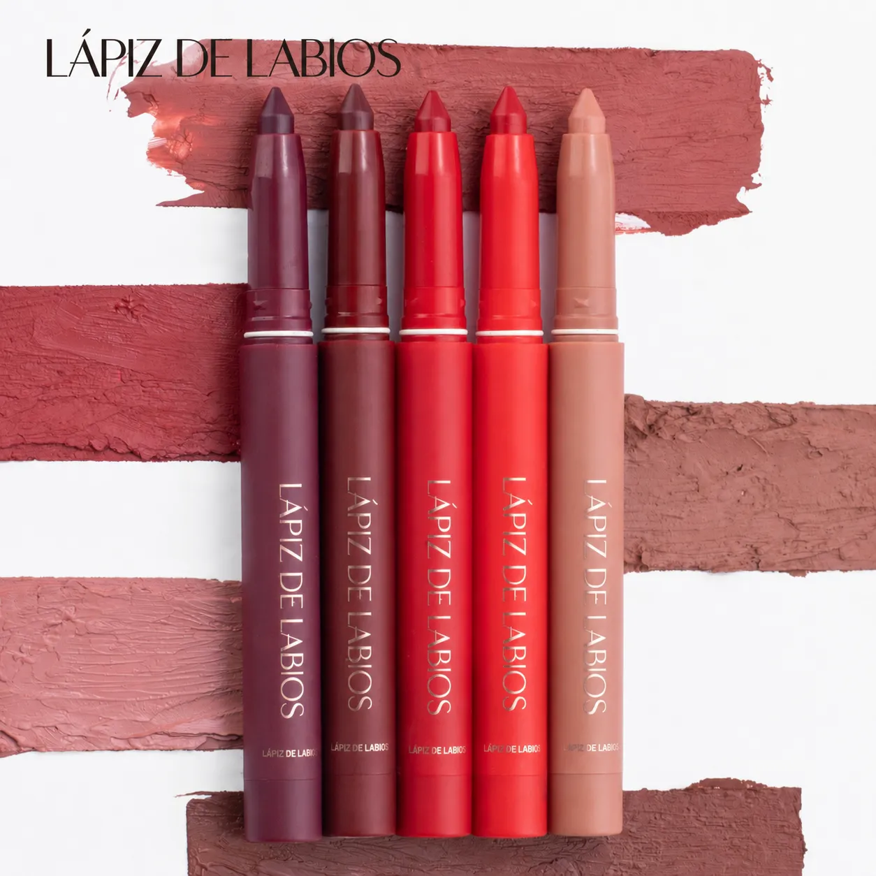 Lápiz delineador de labios mate a prueba de agua, automático, no se transfiere al vaso, HANDAIYAN, para perfilar los labios, lápiz labial y delineador de labios. - Image 3