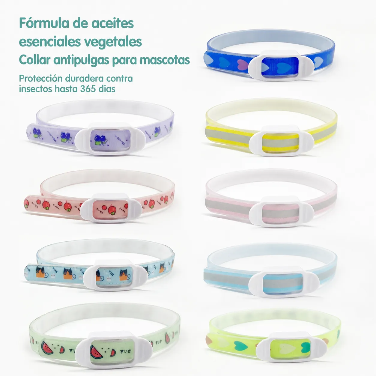 Collar desparasitante para perros, collar repelente de mosquitos para gatos, collar antipulgas y antiácaros, collar contra piojos y pulgas, productos para mascotas. - Image 5