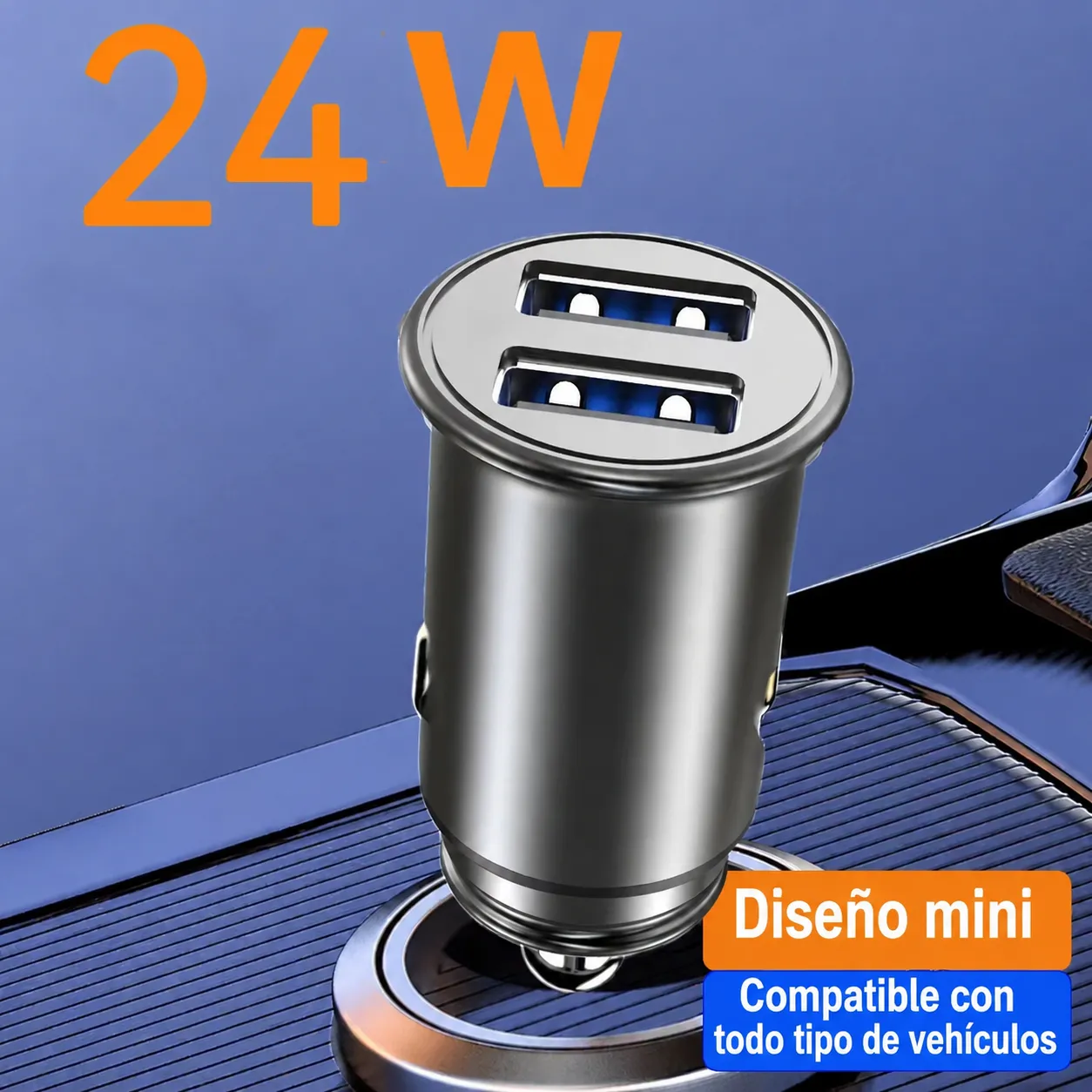 Cargador de coche de aleación de aluminio PD30W, cargador de coche para teléfono móvil con carga súper rápida. - Image 2