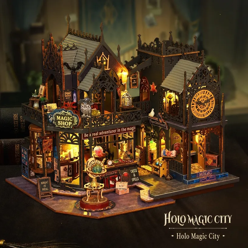 Harry Potter DIY Cabin - Holomage Castle Handmade Assembly Model - Image 3