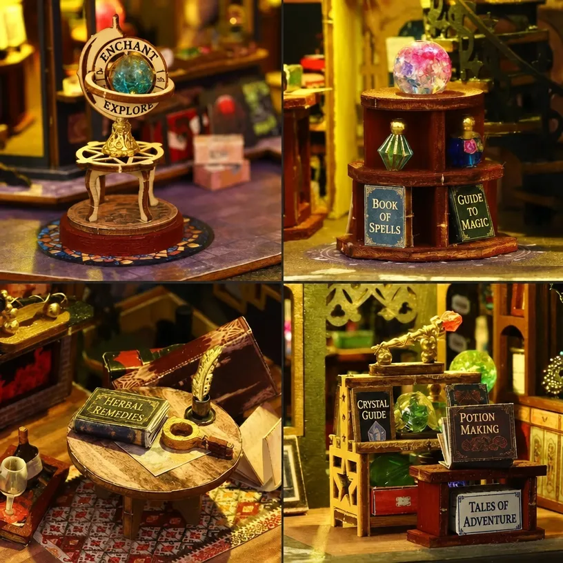 Harry Potter DIY Cabin - Holomage Castle Handmade Assembly Model - Image 4
