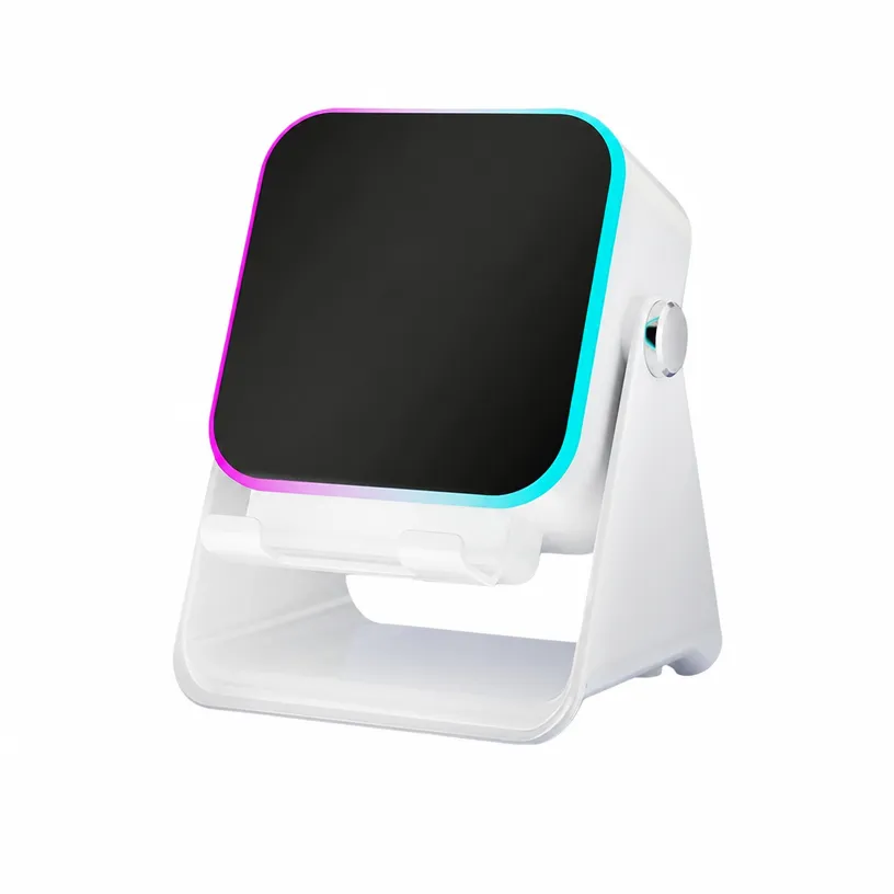Los altavoces de escritorio admiten conexión Bluetooth y pueden girar 360 grados. el soporte de sonido del teléfono móvil es portátil e inalámbrico. - Image 5