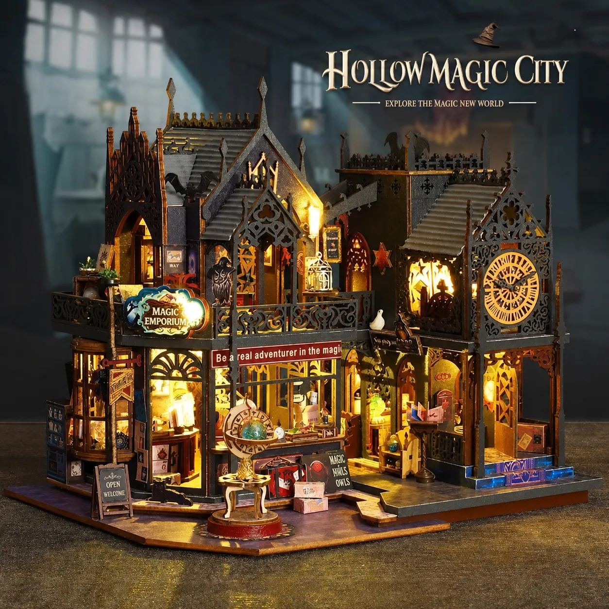 Harry Potter DIY Cabin - Holomage Castle Handmade Assembly Model