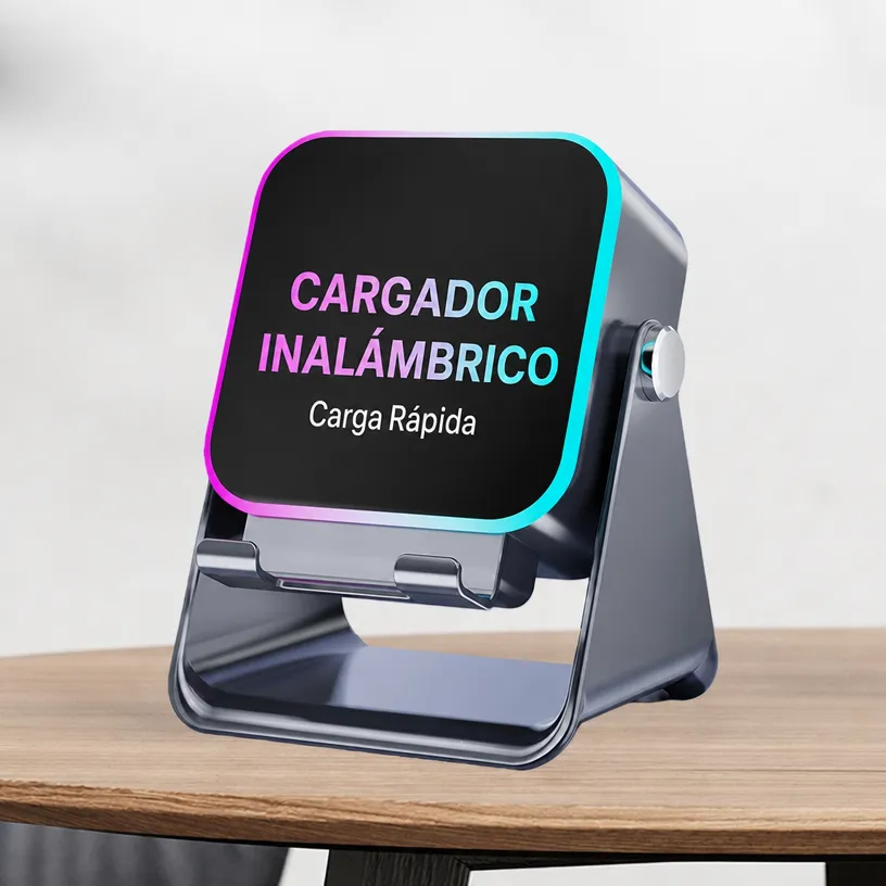 Los altavoces de escritorio admiten conexión Bluetooth y pueden girar 360 grados. el soporte de sonido del teléfono móvil es portátil e inalámbrico. - Image 4