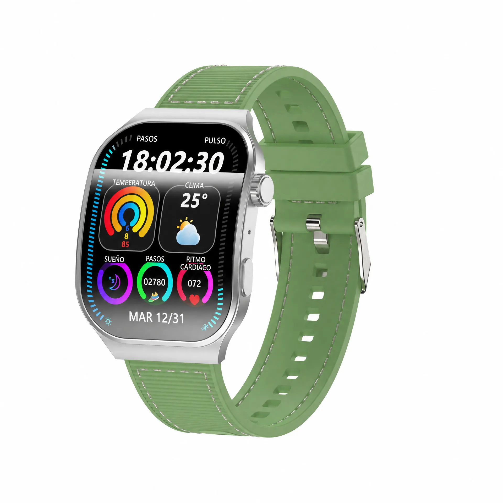 Smartwatch con Pantalla Curva y Llamadas Bluetooth: Reloj Inteligente Deportivo Multifunción - Image 2