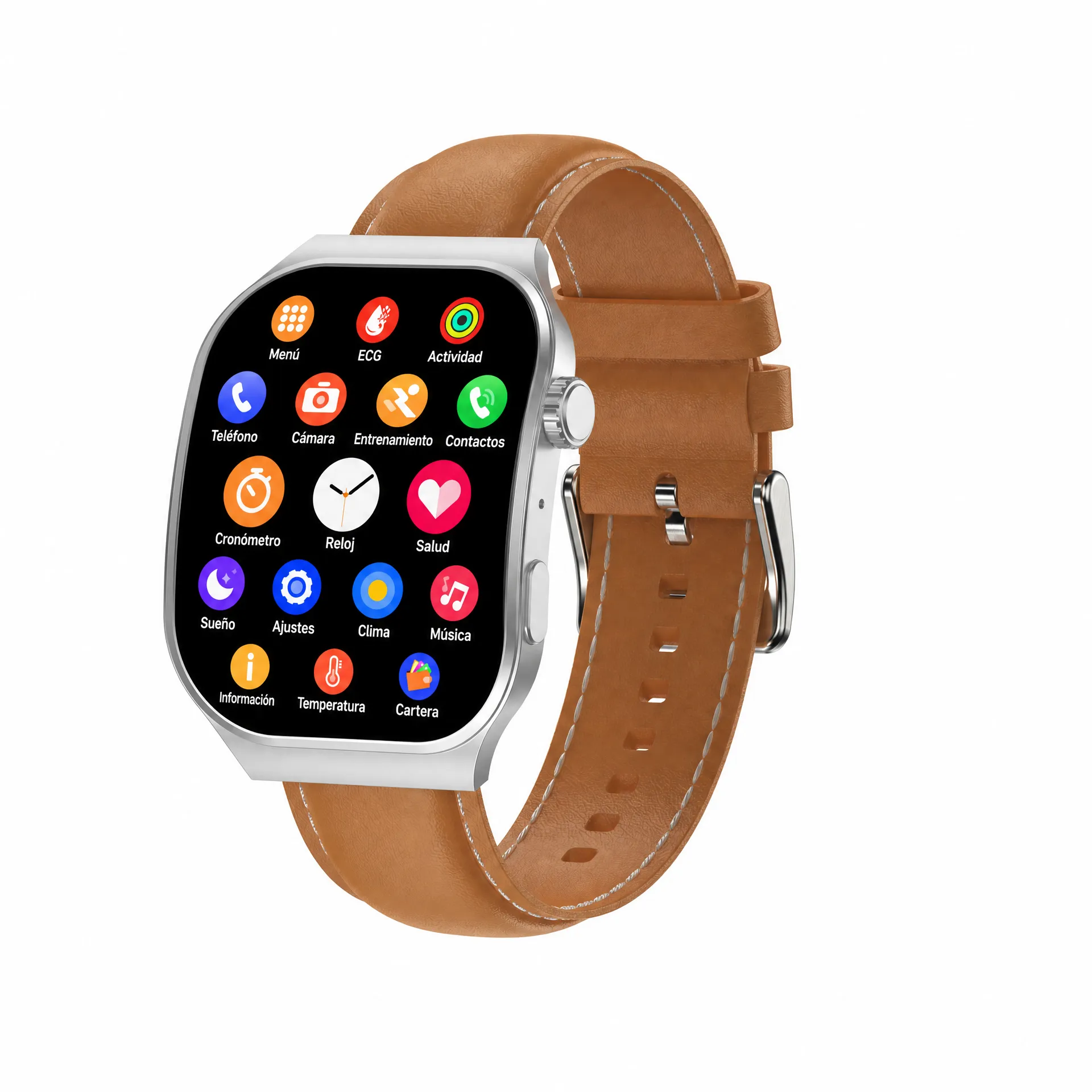 Smartwatch con Pantalla Curva y Llamadas Bluetooth: Reloj Inteligente Deportivo Multifunción