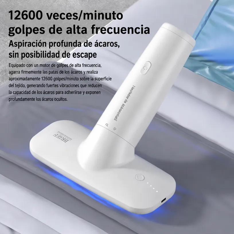 Aspiradora para automóvil, mini portátil para el hogar, dispositivo inalámbrico para eliminar ácaros, recargable, de gran potencia, portátil y potente para eliminar el polvo. - Image 5