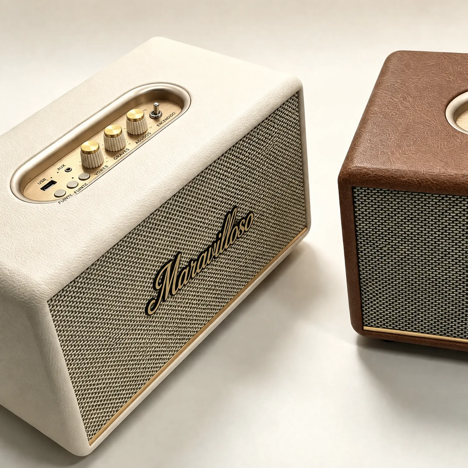 Altavoz Inteligente Vintage con Radio WiFi y Sonido Hi-Fi: Radio Bluetooth de Alta Calidad - Image 3