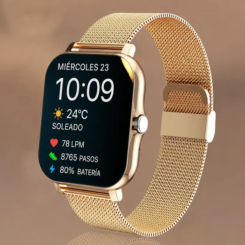 Smartwatch con Llamadas Bluetooth y Monitor de Salud: Reloj Inteligente Deportiva - Image 2