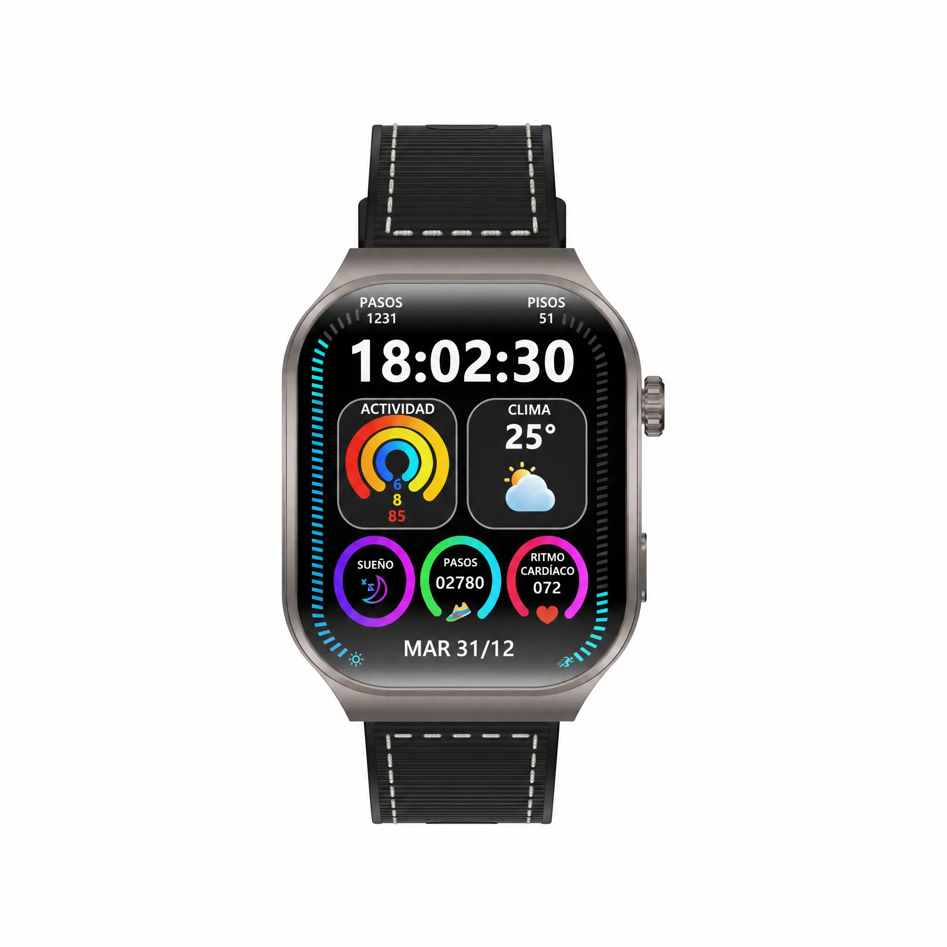 Smartwatch con Pantalla Curva y Llamadas Bluetooth: Reloj Inteligente Deportivo Multifunción - Image 4