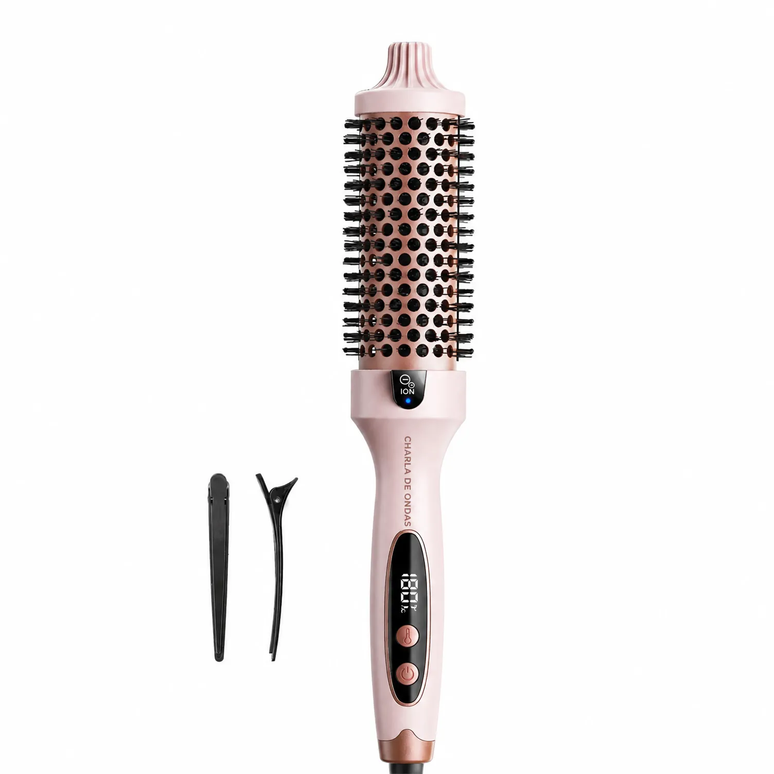 Wa**talk Kit de Estilizado Multifunción: Rizador, Cepillo y Plancha para el Cabello