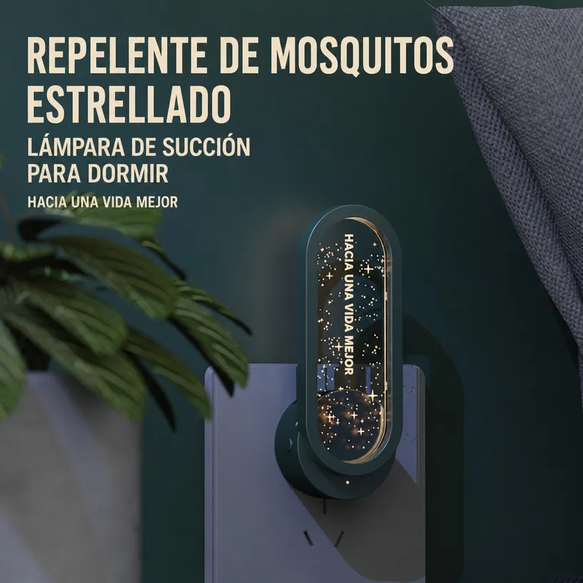 Repelente de Mosquitos e Insectos por Ultrasonido: Control Pest Silencioso y Luz Nocturna para el Hogar - Image 4