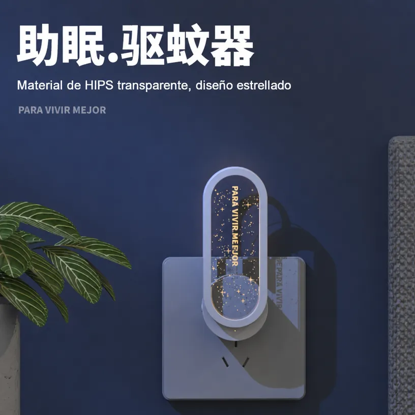 Repelente de Mosquitos e Insectos por Ultrasonido: Control Pest Silencioso y Luz Nocturna para el Hogar - Image 5