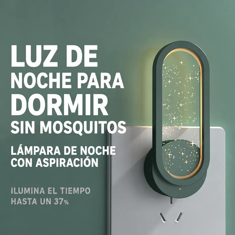 Repelente de Mosquitos e Insectos por Ultrasonido: Control Pest Silencioso y Luz Nocturna para el Hogar - Image 3