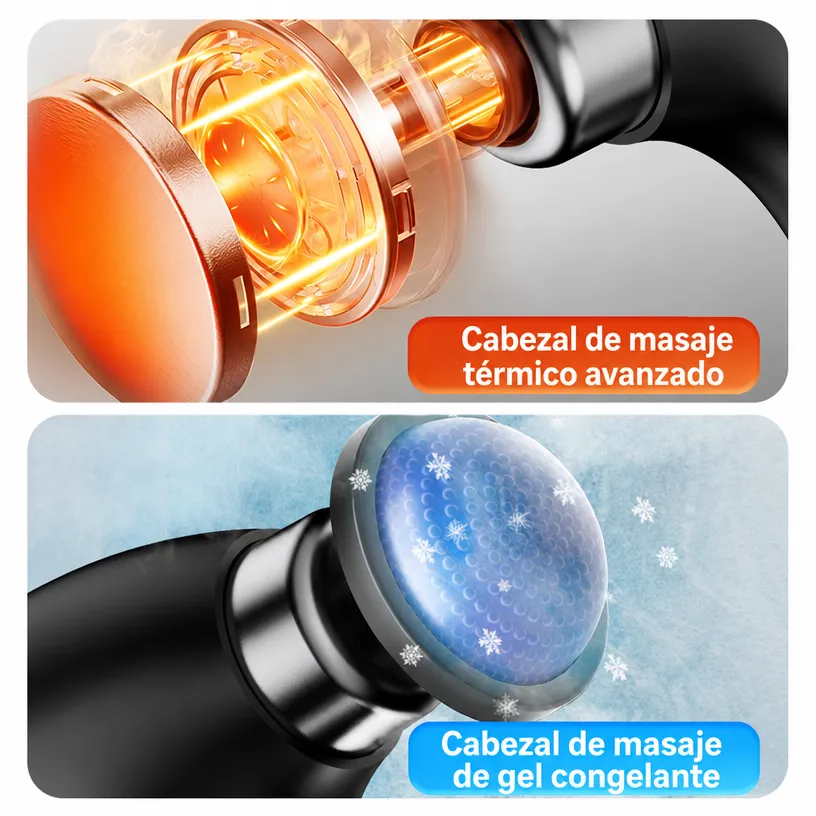 Pistola de Masaje Plegable con Frío y Calor (Carga USB) - Image 3