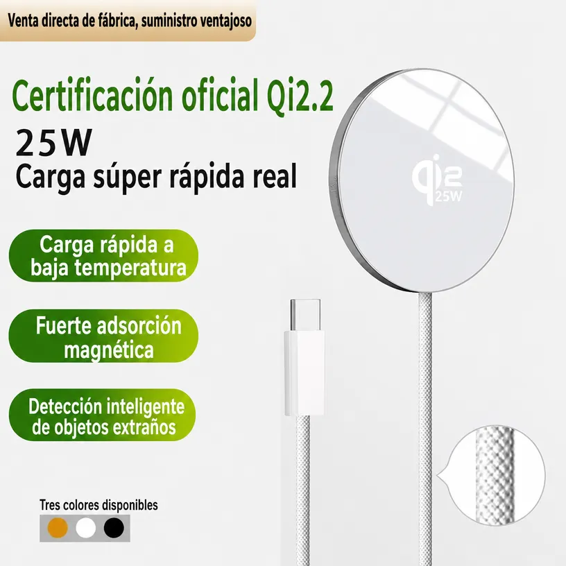 Cargador Magnético Inalámbrico Sin Sobrecalentamiento para iPhone - Image 2