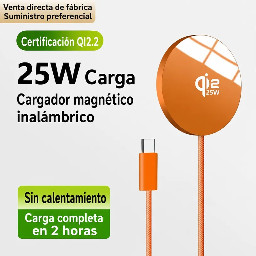 Cargador Magnético Inalámbrico Sin Sobrecalentamiento para iPhone - Image 4