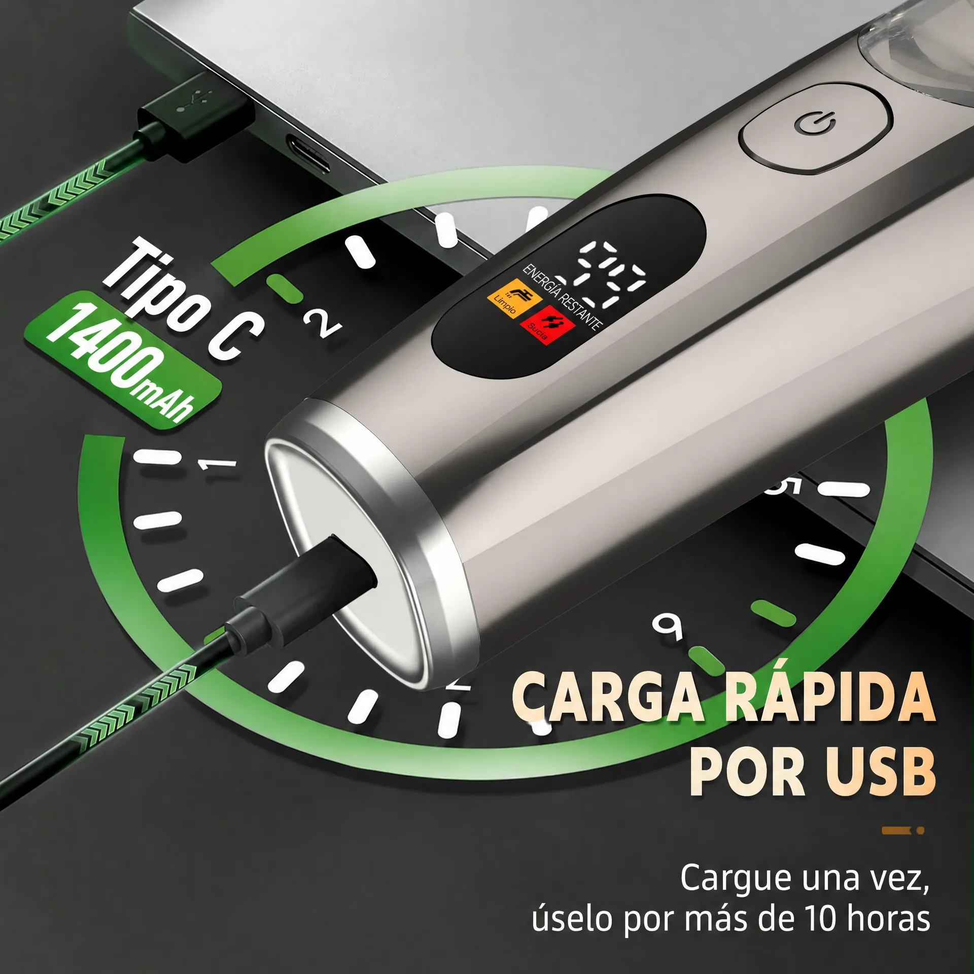 Cortadora de Pelo Profesional LCD - Image 3