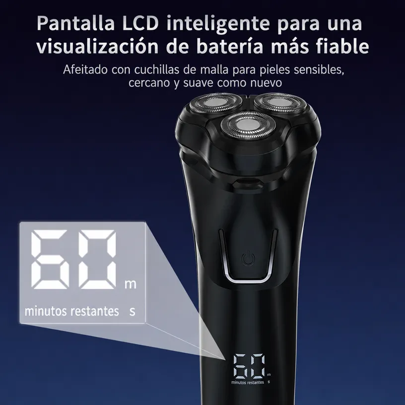 Afeitadora 3 Cabezales y Pantalla LCD - Image 2