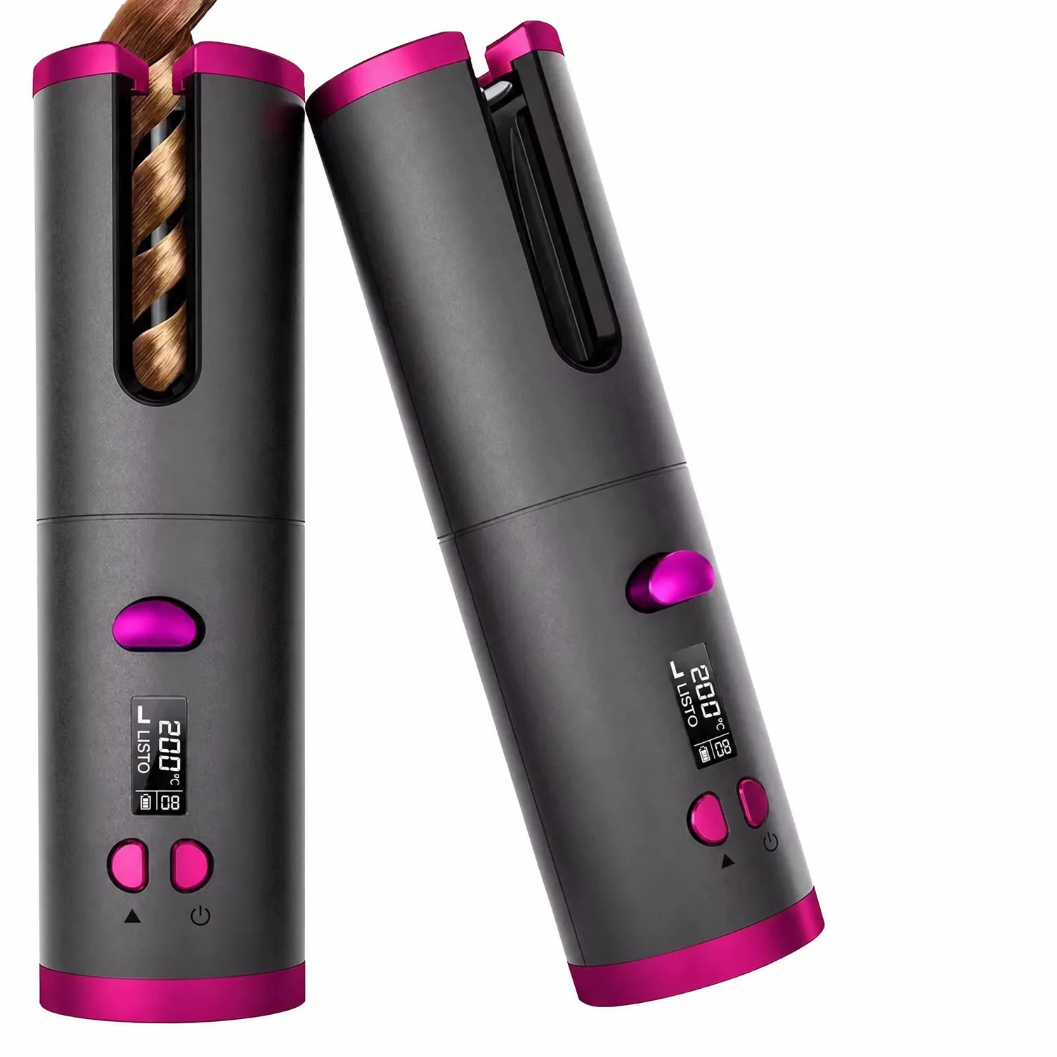Rizador de Pelo Automático Inalámbrico y Portátil 2 en 1 USB