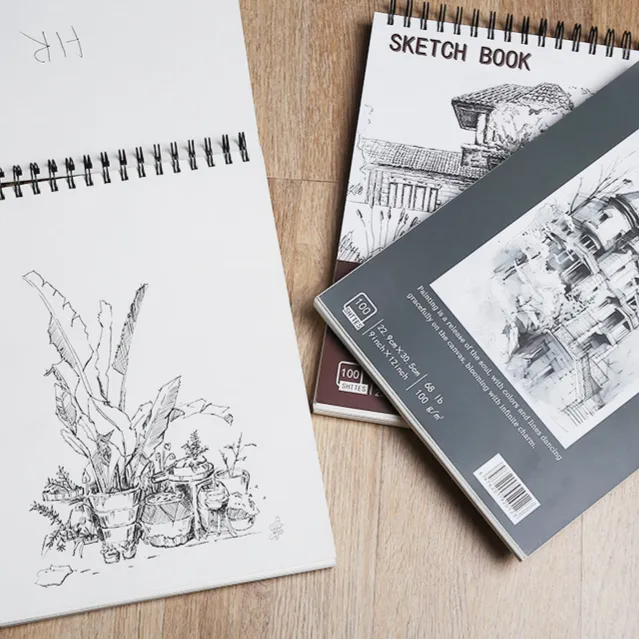 A4 Thick Paper Sketchbook for Drawing, Colored Pencils & Art Practice
 - Image 4