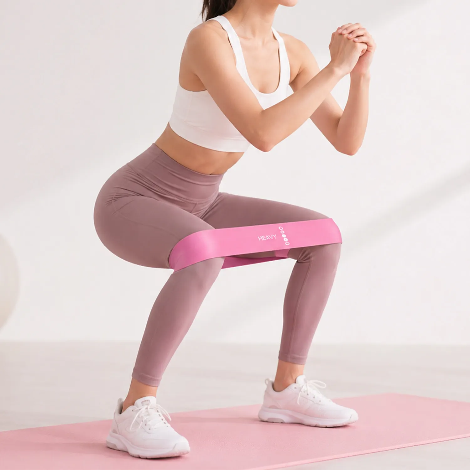 Yoga Resistance Band Fitness Exercise Thickened Resistance Loop Rubber Strength Training Hip-Lifting Resistance Rope For Men And Women