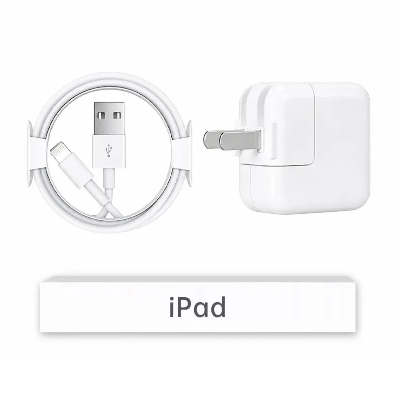 Cargador de Pared para iPad Air 2/3/4, iPad Mini 5 y Pro: Bloque de Carga Rápida Rápida y Segura