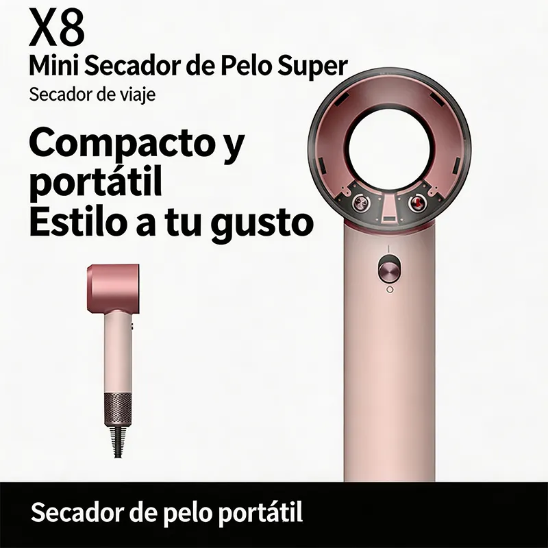 Secador de Pelo Portátil con Protección Capilar y Gran Diseño - Image 2