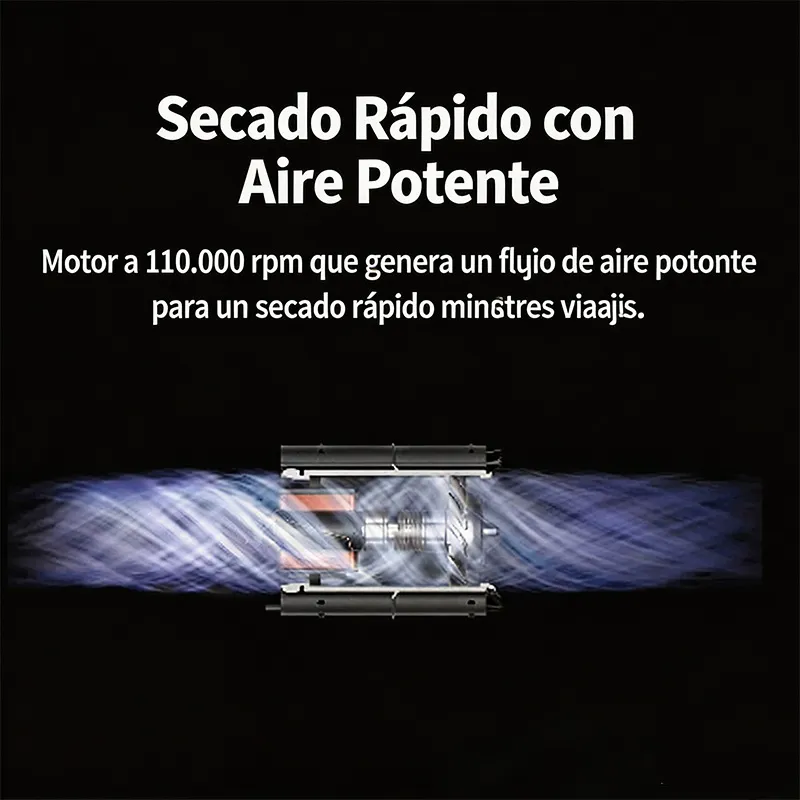 Secador de Pelo Portátil con Protección Capilar y Gran Diseño - Image 5