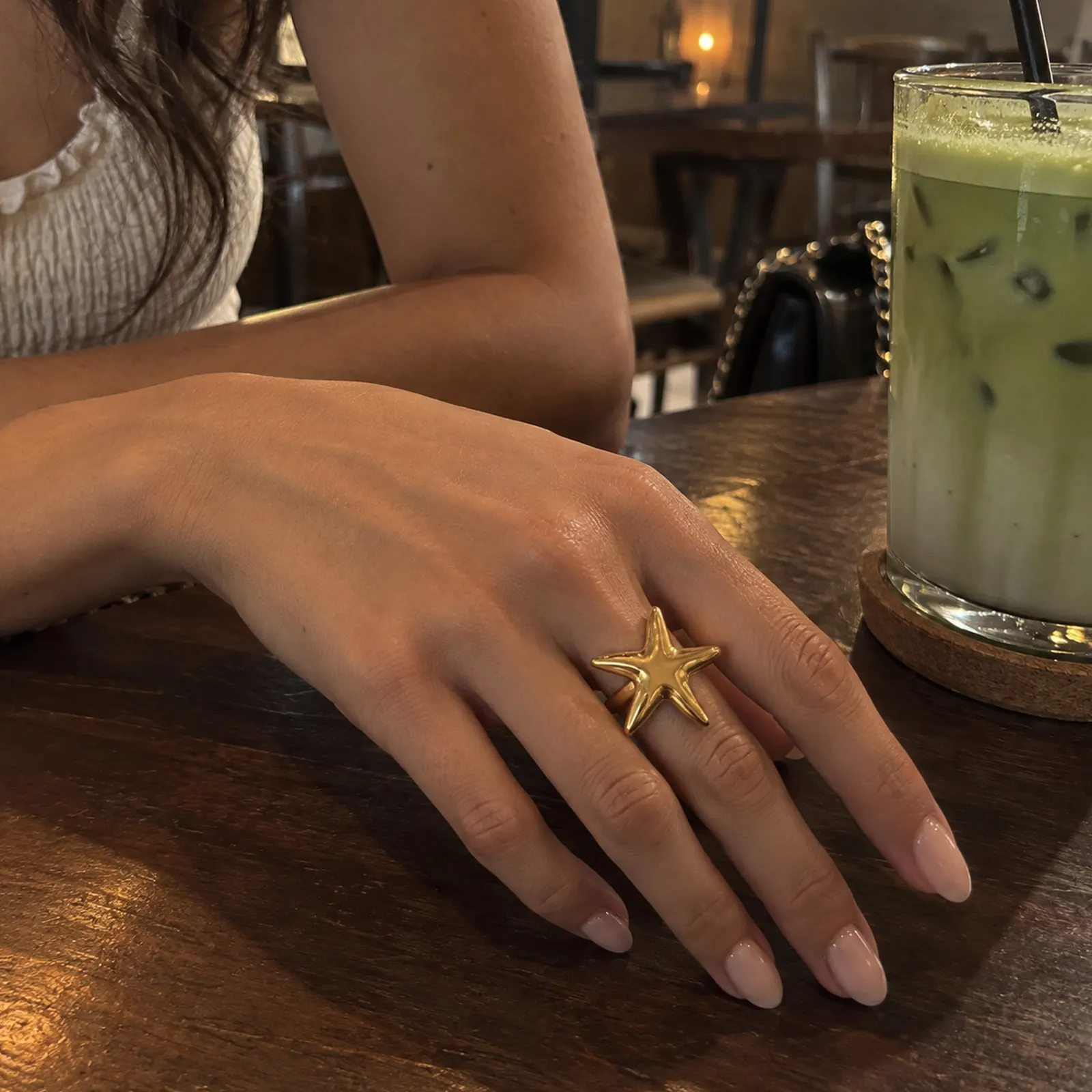 Anillos Dorados para Mujer – Anillos Chunky de Estilo Retro, Diseños Artísticos y Originales para un Look Chic y Atrevido - Image 9