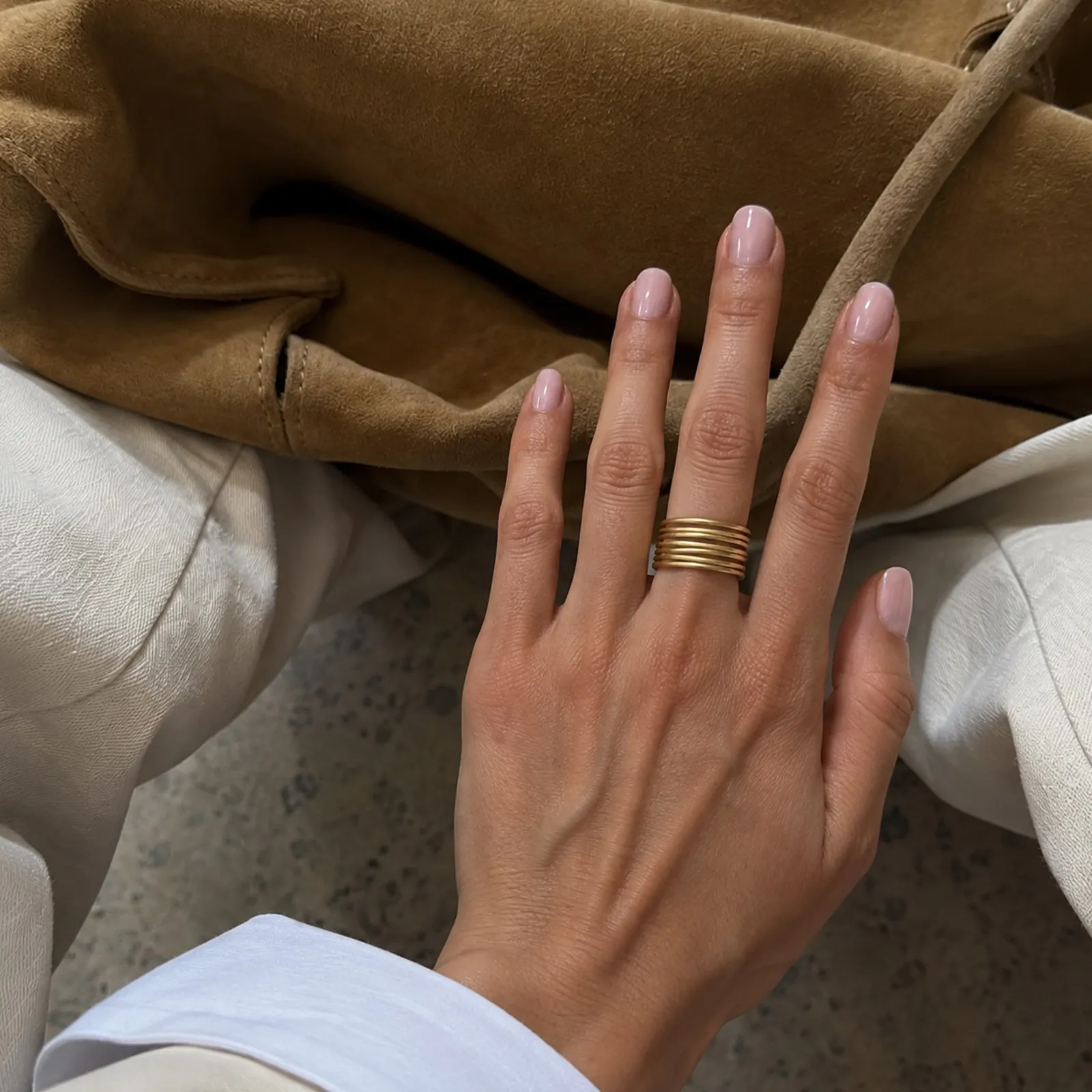 Anillos Dorados para Mujer – Anillos Chunky de Estilo Retro, Diseños Artísticos y Originales para un Look Chic y Atrevido - Image 25
