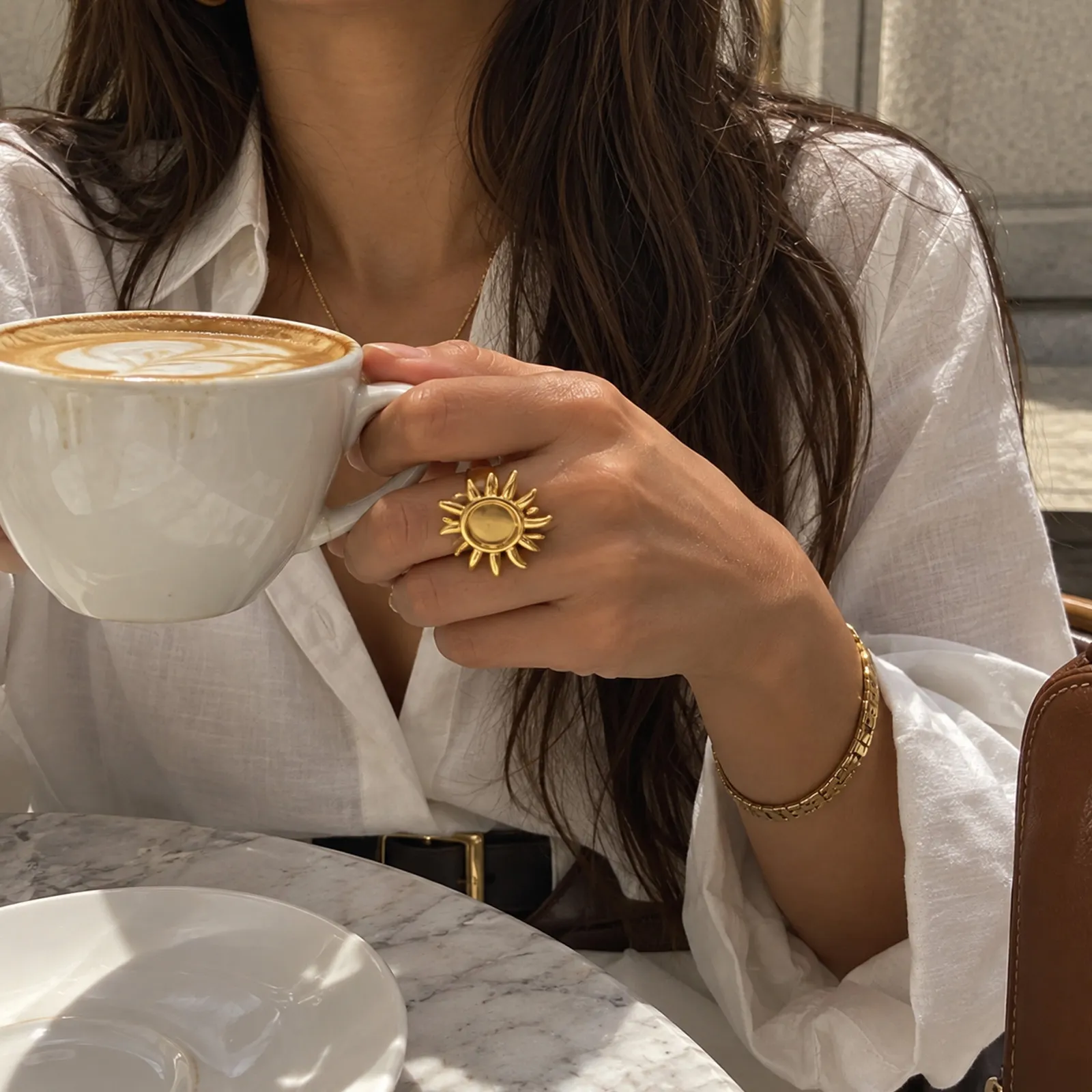 Anillos Dorados para Mujer – Anillos Chunky de Estilo Retro, Diseños Artísticos y Originales para un Look Chic y Atrevido - Image 22