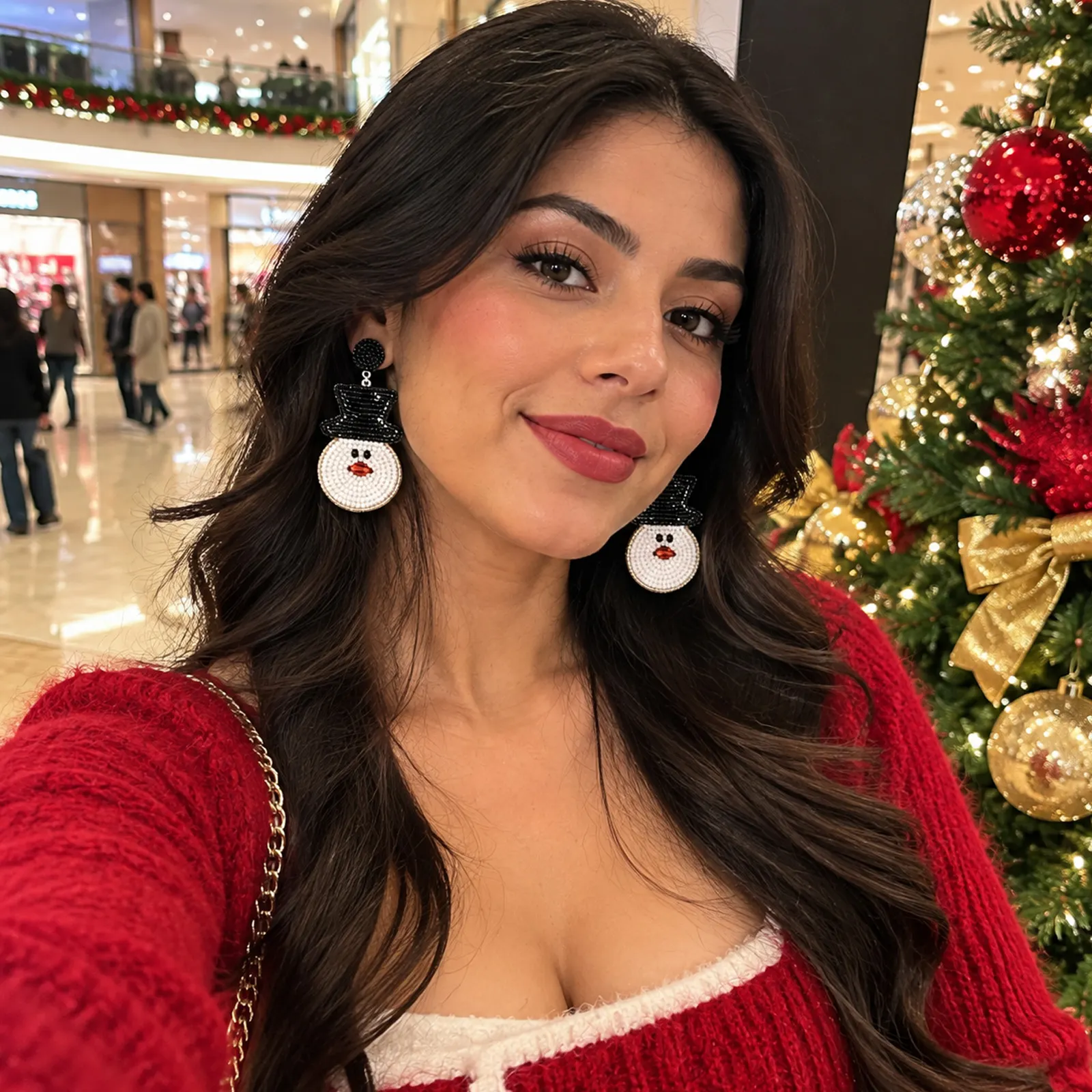 Aretes Navideños para Mujer – Joyitas Festivas, Diseños Divertidos y Originales para Brillar en Navidad - Image 4