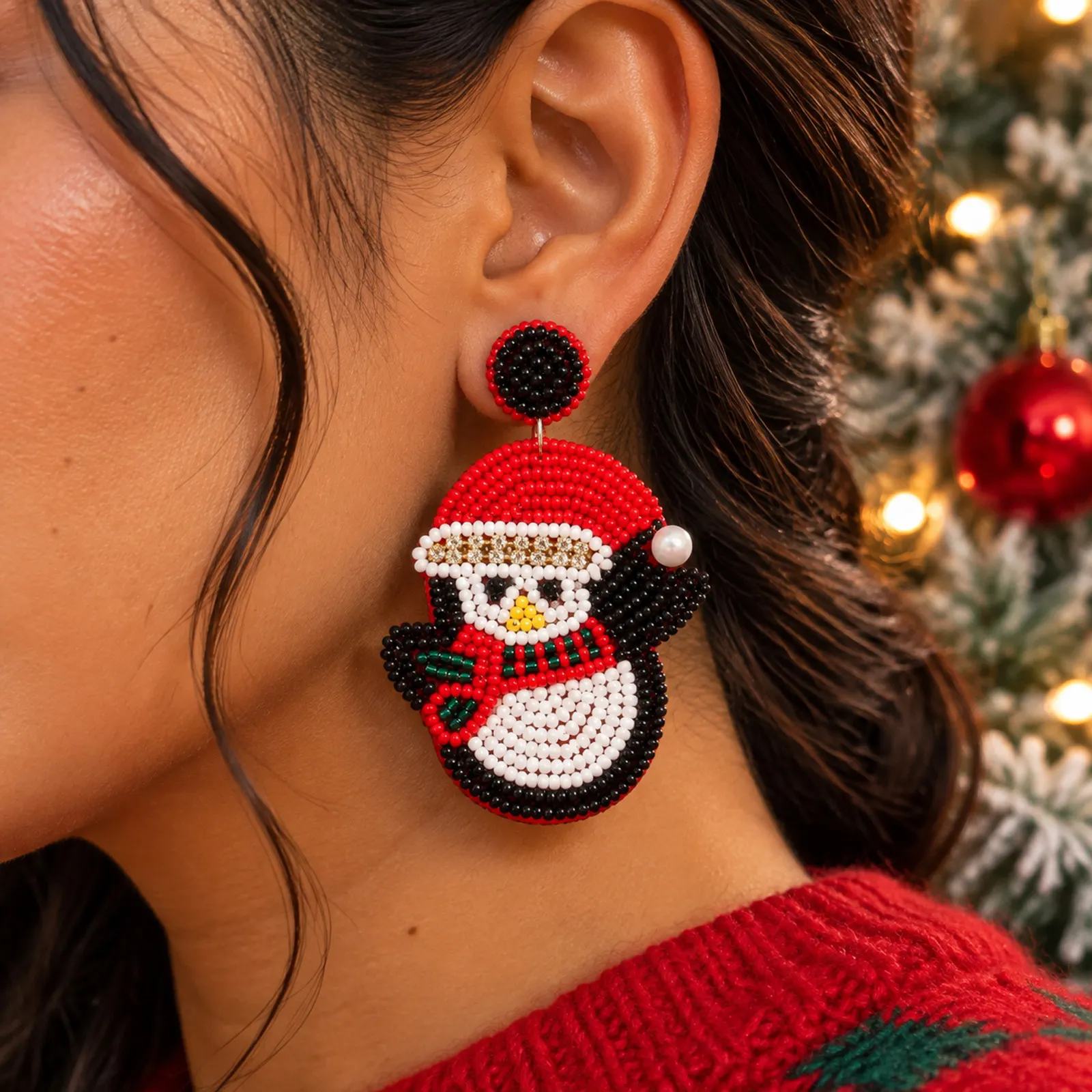 Aretes Navideños para Mujer – Joyitas Festivas, Diseños Divertidos y Originales para Brillar en Navidad - Image 11