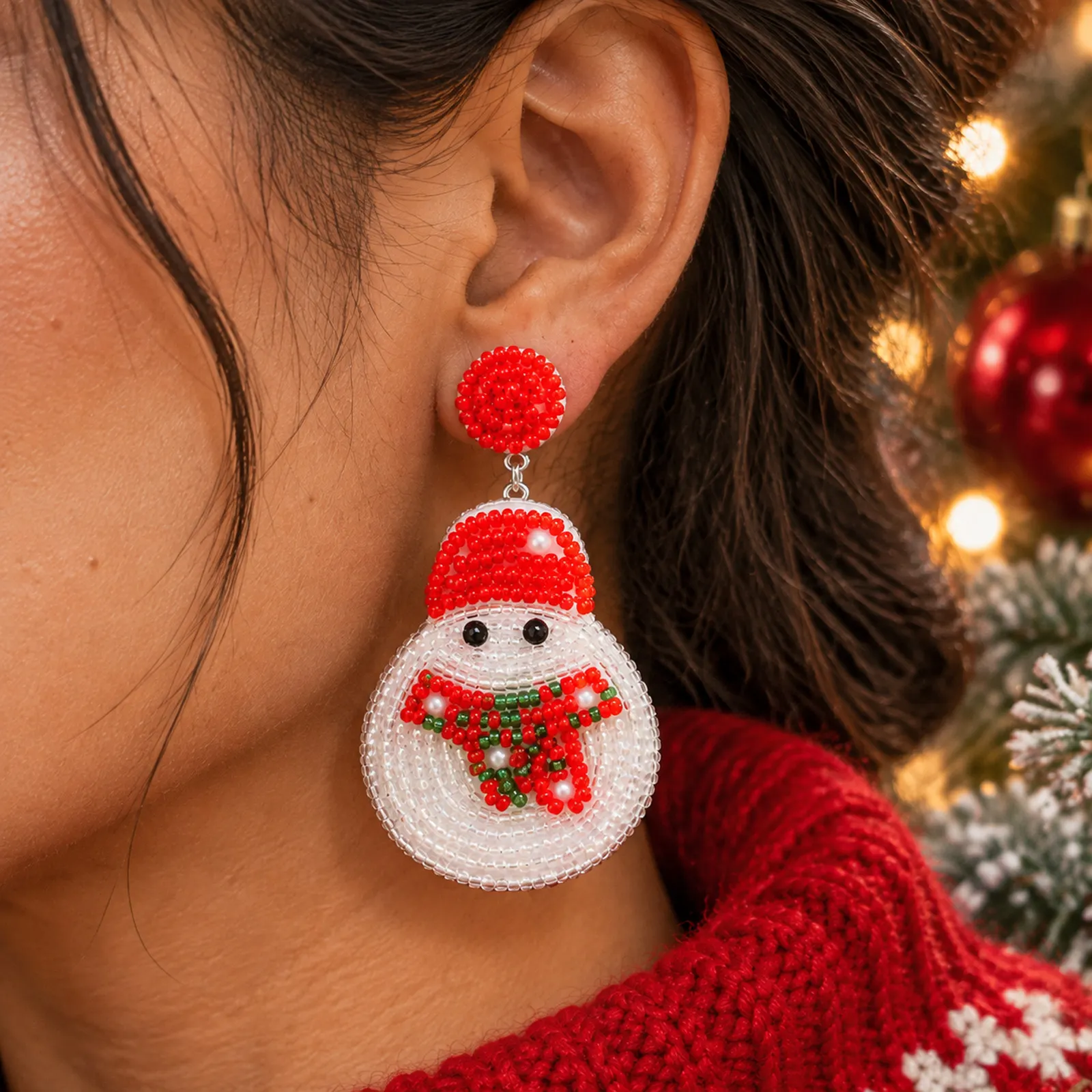 Aretes Navideños para Mujer – Joyitas Festivas, Diseños Divertidos y Originales para Brillar en Navidad - Image 3